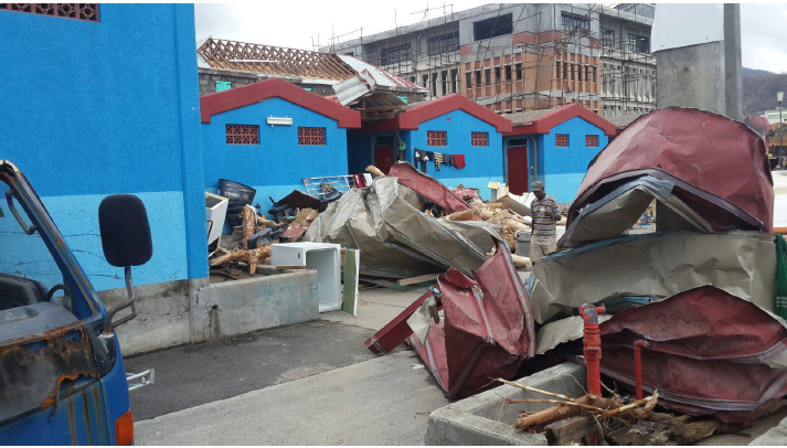 Hurricane Maria devastated the Roseau Fisheries Complex in Dominica laHurricane Maria devastated the Roseau Fisheries Complex in Dominica last year Fisheries Division Dominica