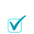 Checkbox Teal sm-2