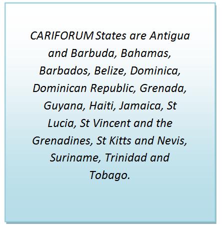 Text Box - CARIFORUM States
