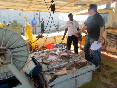 Jamaica Fisheries authorities intercept and process IUU fishing vessel