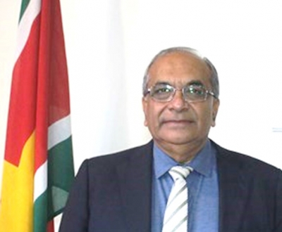 Hon. Parmanand Sewdien, Suriname’s Minister of Agriculture, Fisheries and Animal Husbandry, is new chair (Official photo courtesy Suriname)