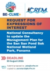 Request for Expressions of Interest - National Consultancy to update the Management Plan for the San San Pond Sak National Wetland Park, Panama