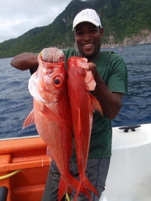 Fisher lands a nice catch in Dominica